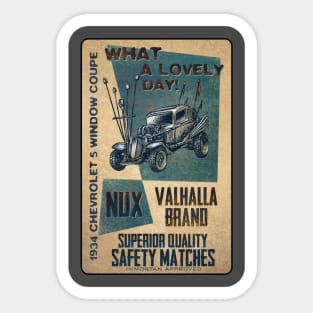 Valhalla Brand Matches Sticker